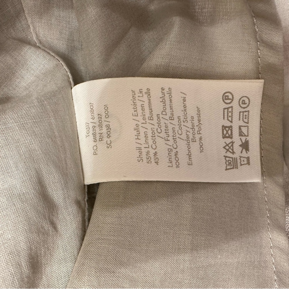 Boden Beige Skirt with Colorful Embroidery - Picture 6 of 10